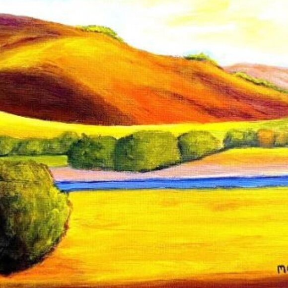 Golden Landscape 1 - Picture 1 of 4